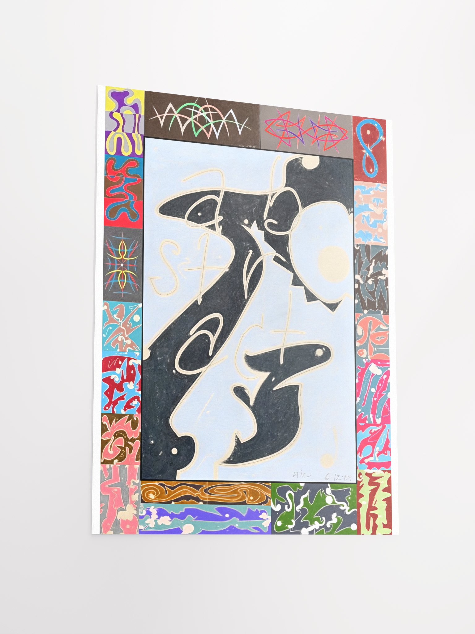 Abstract poster 2009 print product image (4)