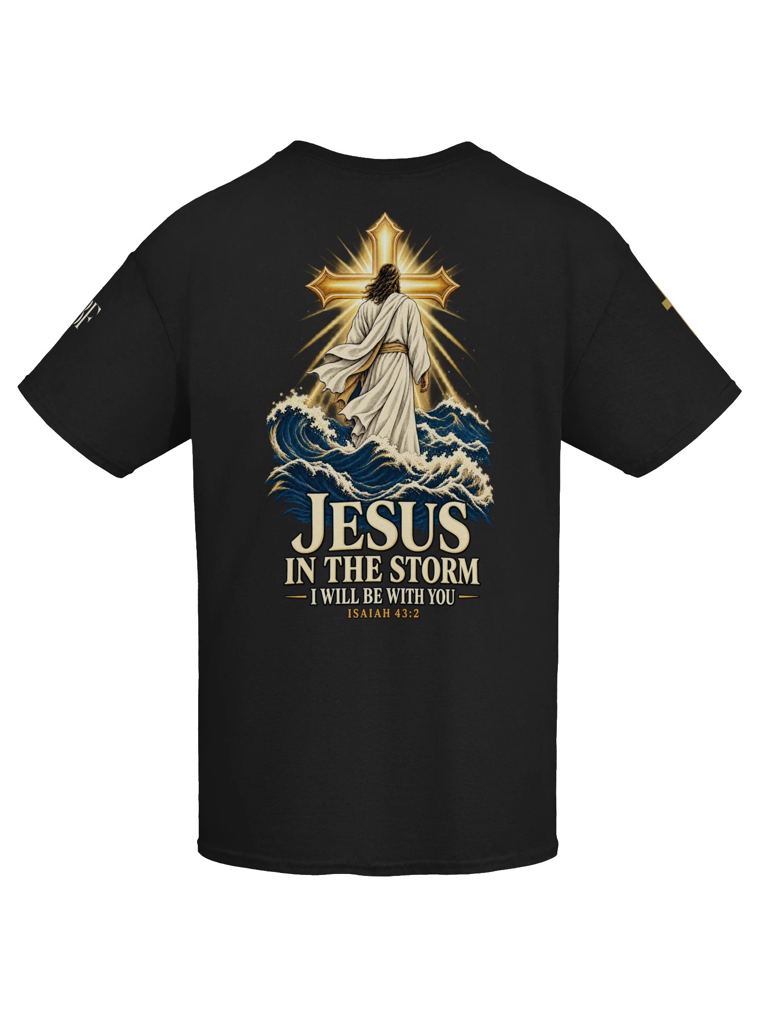 Jesus in the Storm T-Shirt — Isaiah 43:2 product image (7)