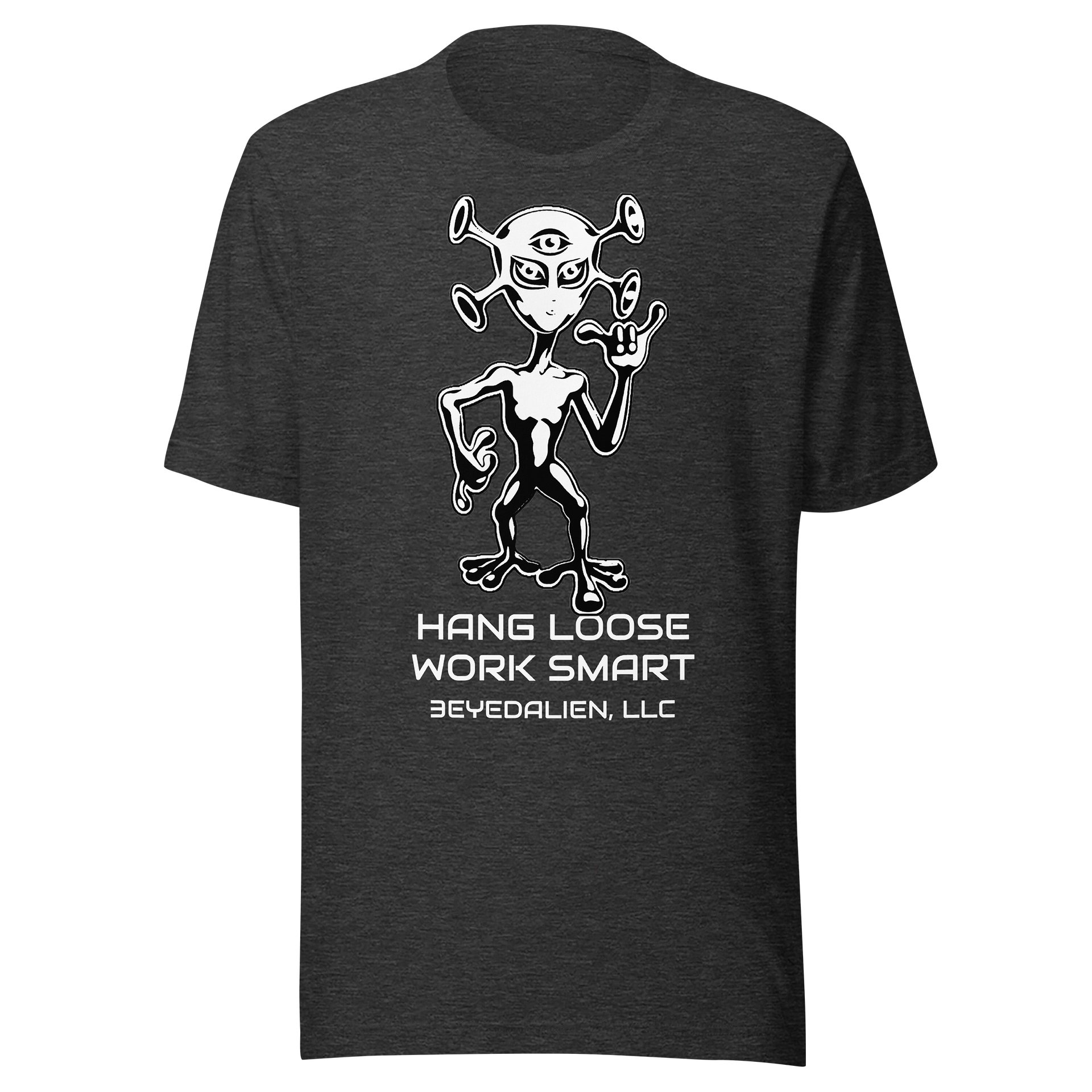 HANG LOOSE WORK SMART - Alien Shaka Tee product image (2)