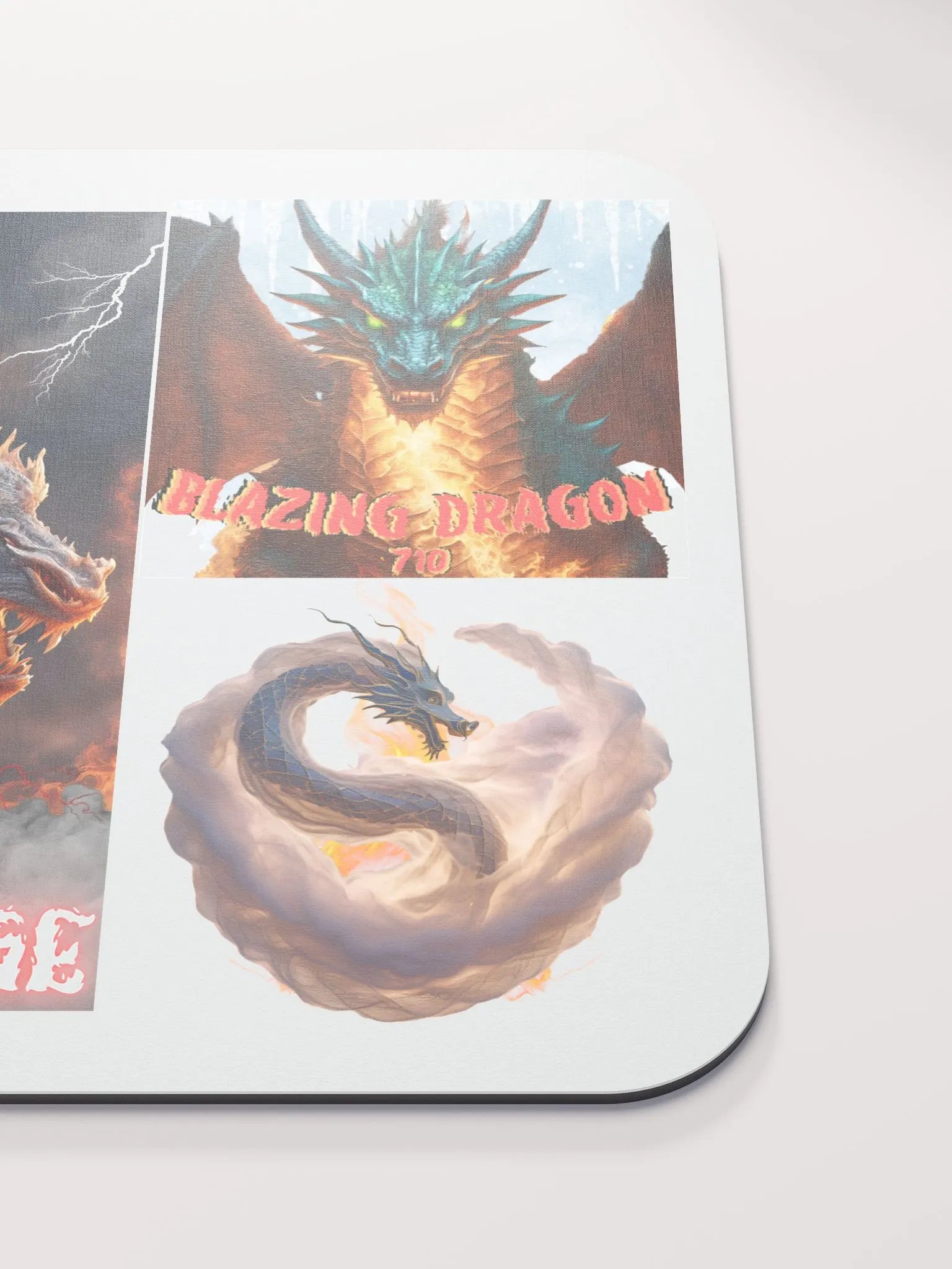 Blazing Dragon mouse pad product image (5)