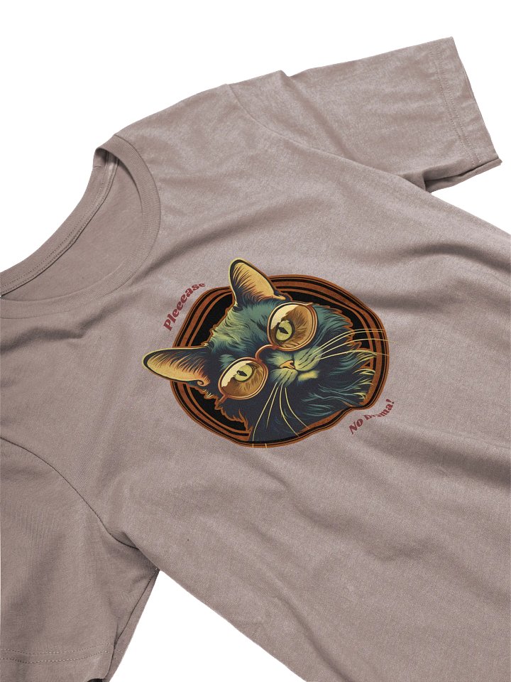 Smarty Cat Round Glasses Tee product image (2)