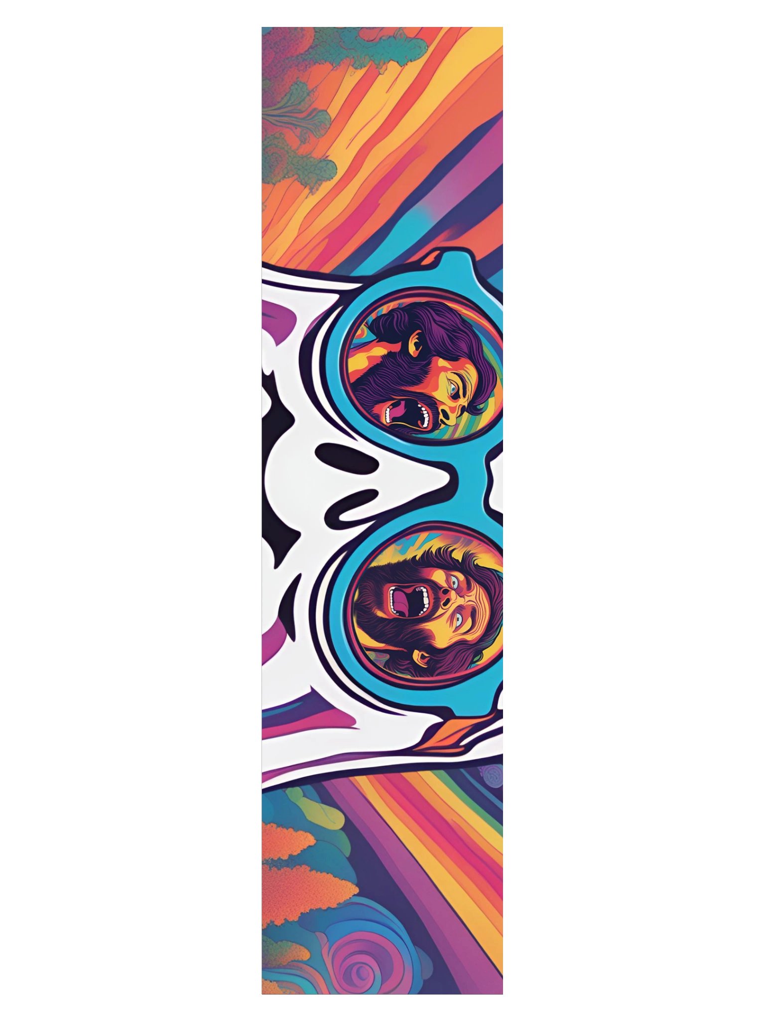 Trippin’ with the Truth – Psychedelic Ghost Bumper Sticker product image (3)