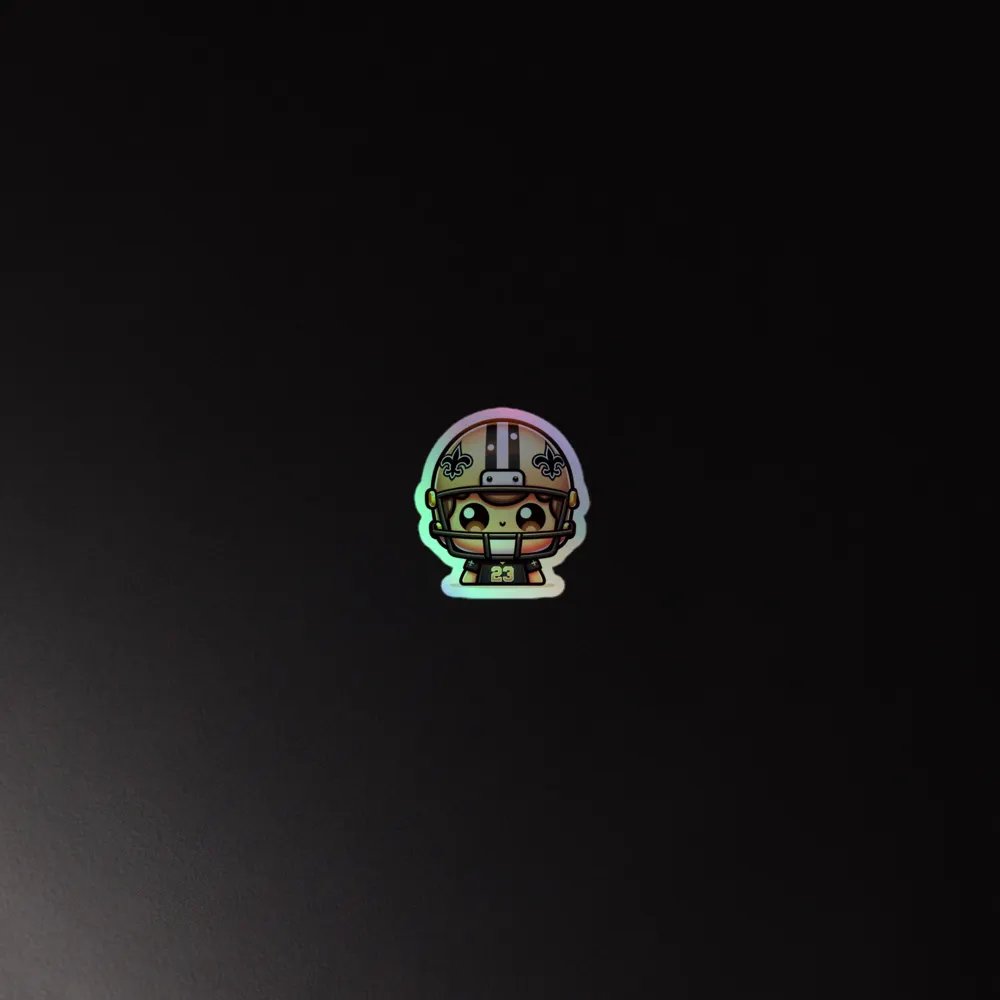 KAWAII New Orleans Saints Player Holographic Sticker product image (2)