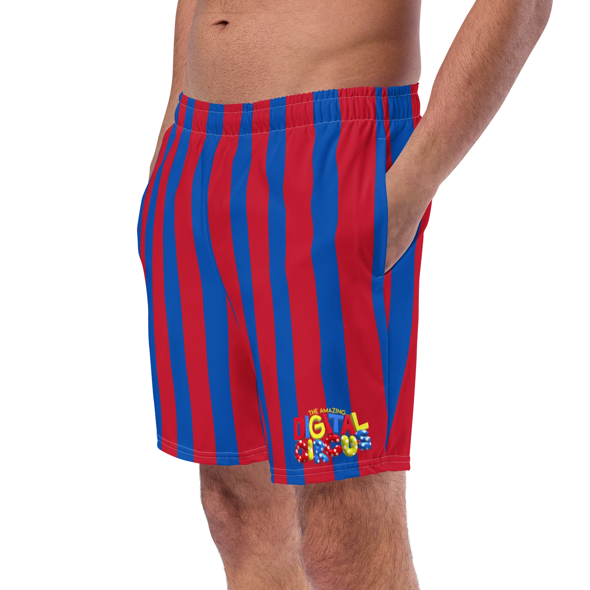 LowkeyFire TADC Pomni All-Over Print Swim Trunks product image (2)