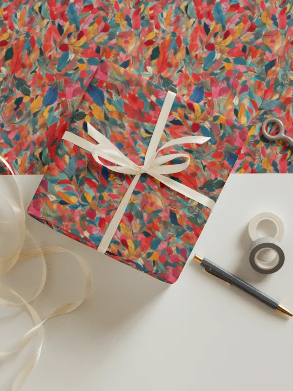 Symmetry in Color: Abstract Wrapping Paper Set product image (1)