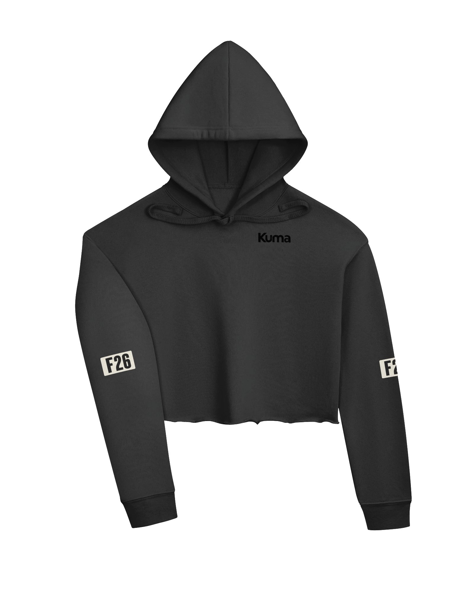 KUMA Women’s Fleece Crop Hoodie product image (9)