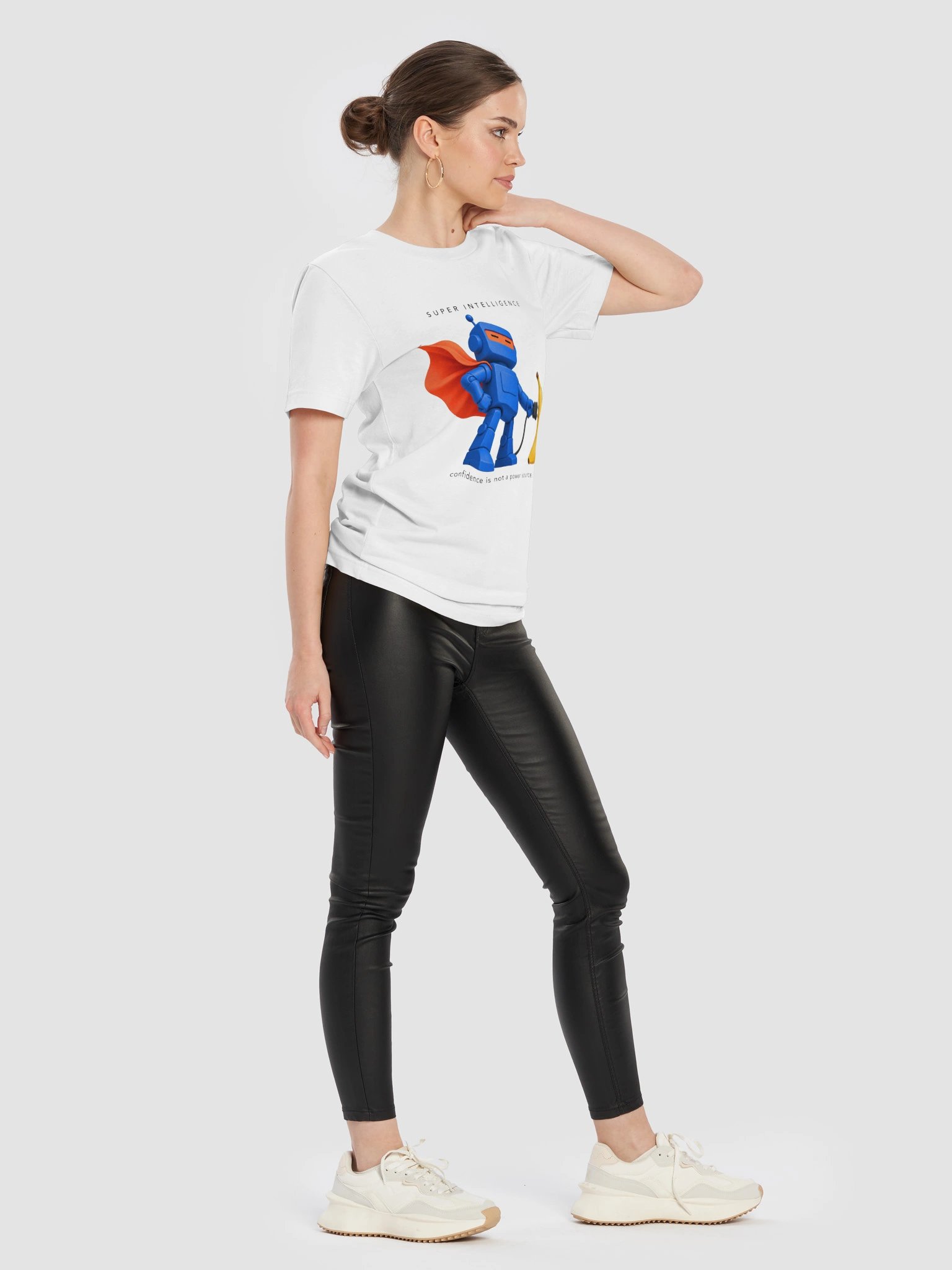 Super Intelligence T-Shirt – Trump AI Satire product image (12)
