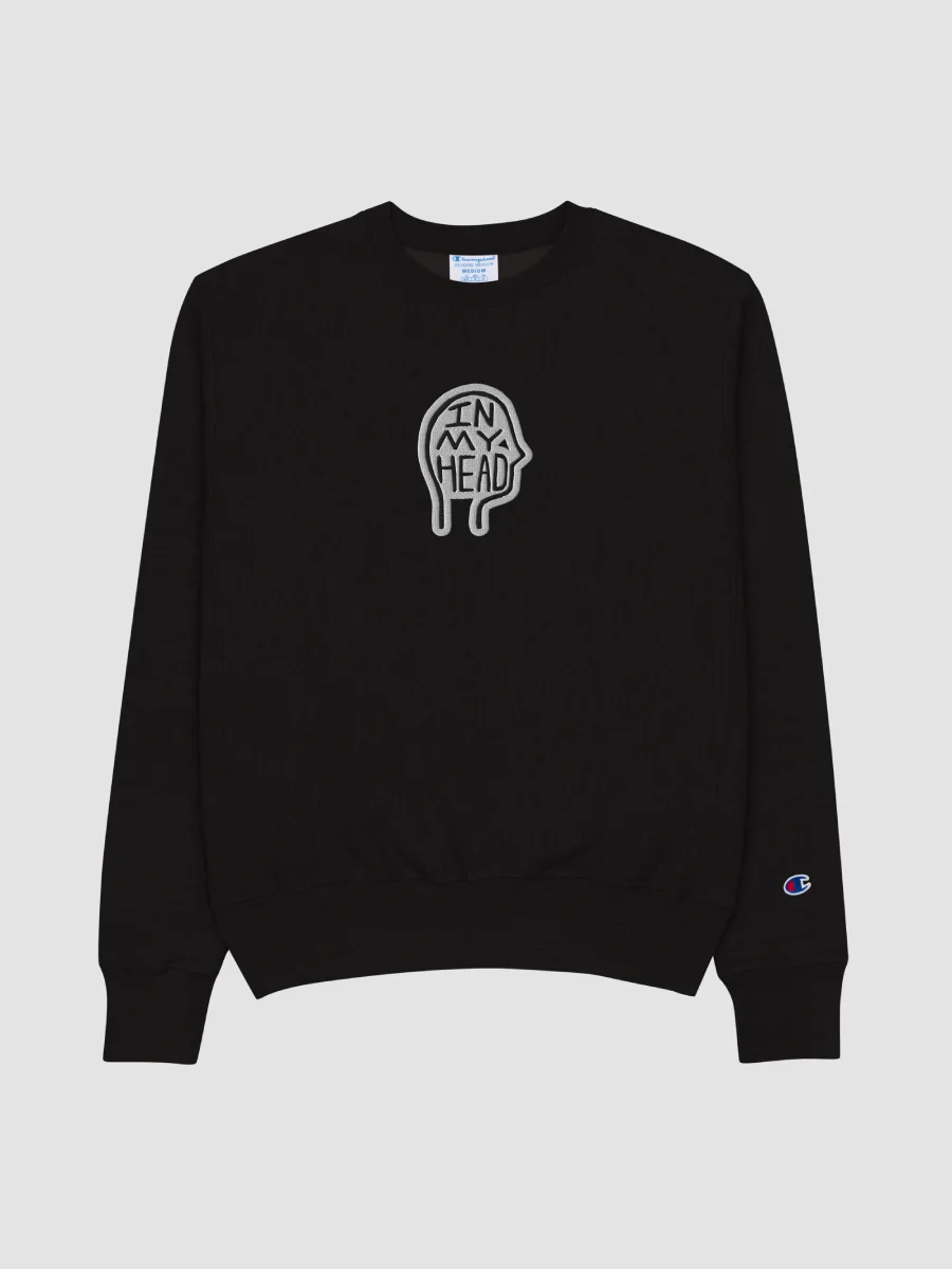 In My Head (bubble design) embroidered Champion Crewneck product image (1)