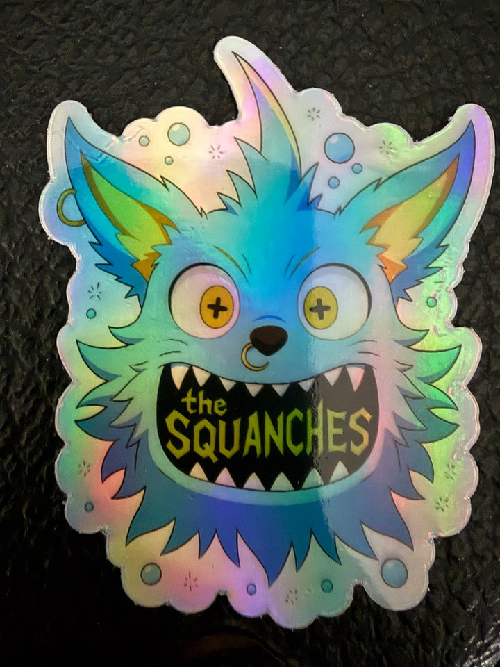 Holographic Sticker (Anime Face) product image (1)