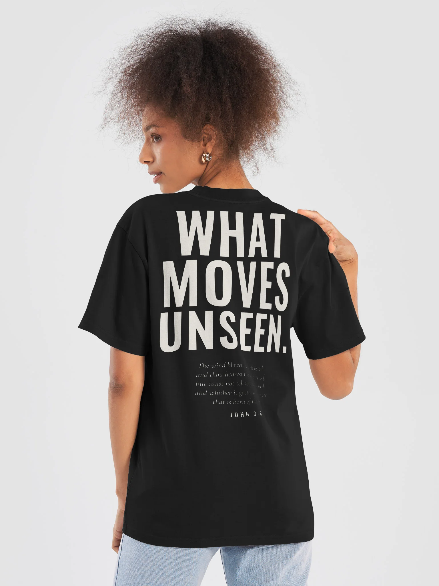 What Moves Unseen: John 3:8 Faded Tee product image (6)