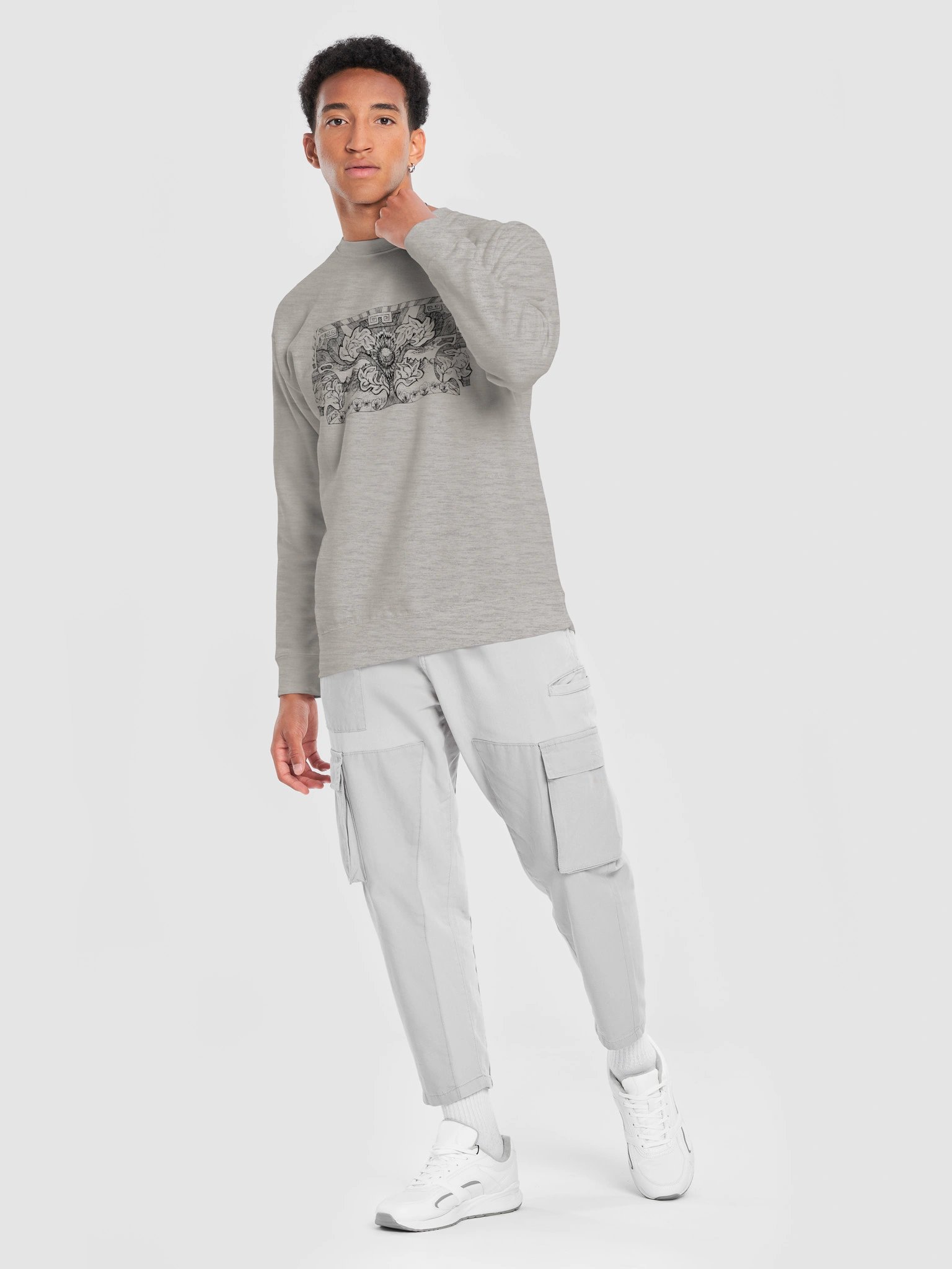 06JL3041 Sunflower Sunrise sweatshirt by Litchfield Studio product image (7)