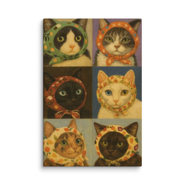 Canvas Print - Babushka Cats product image (2)