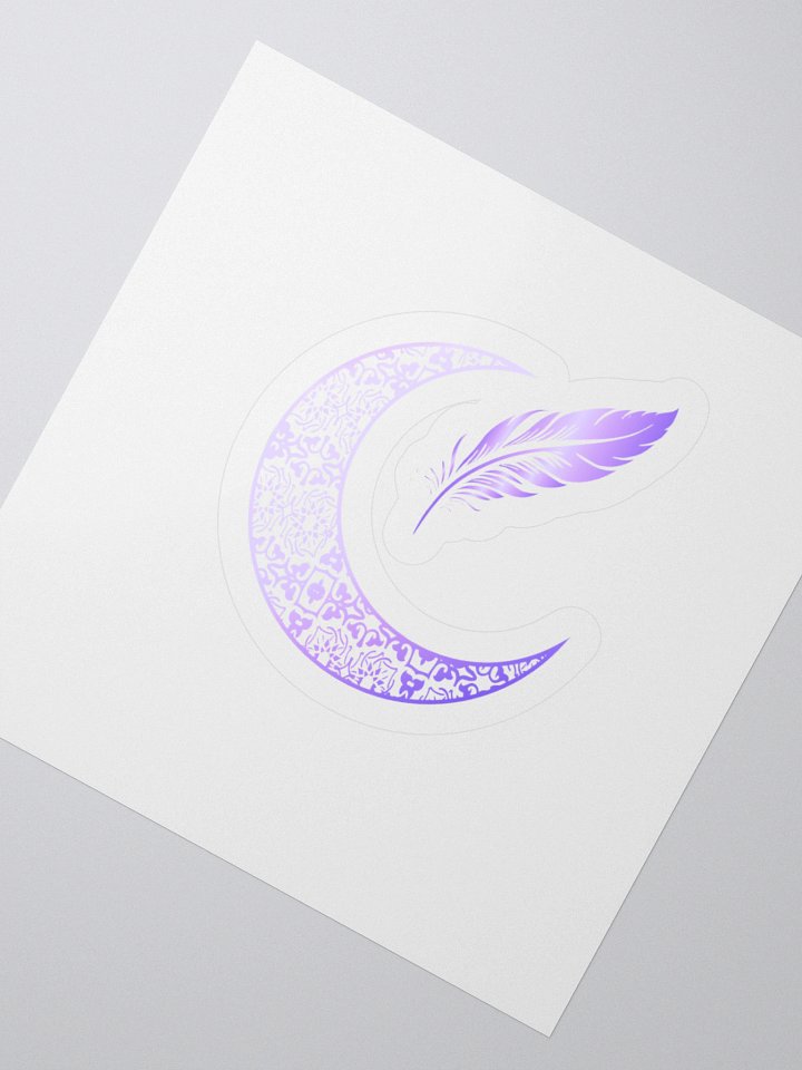 Ravenwood Writing Logo (Purple) Sticker product image (7)