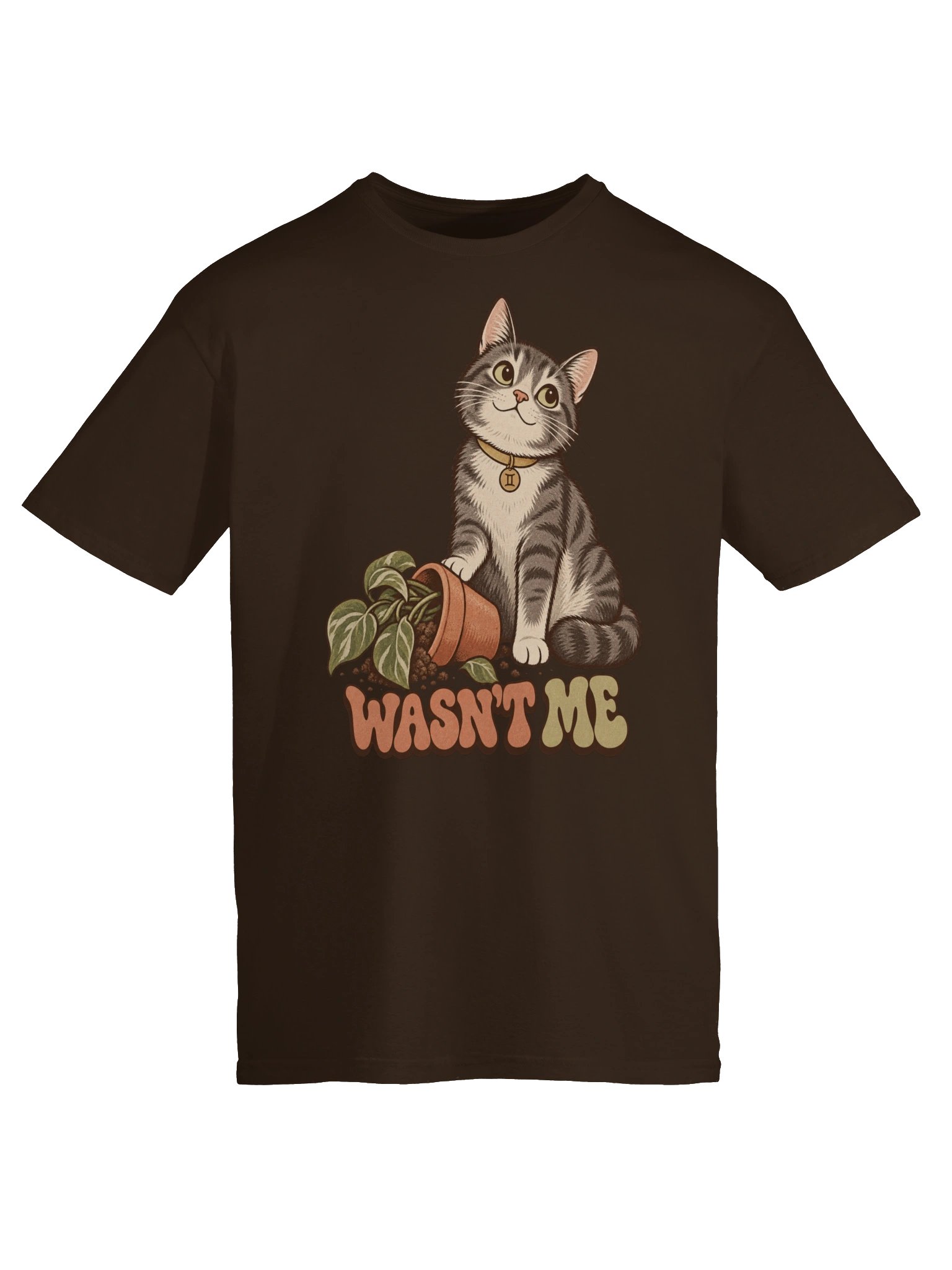 Gemini Wasn’t Me Cat Zodiac T-Shirt product image (5)