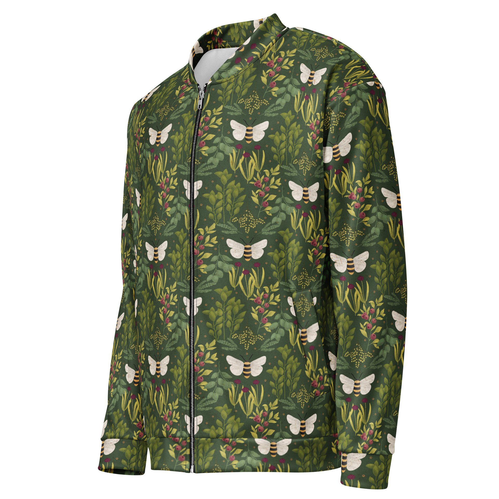Bees and Foliage Bomber Jacket product image (3)