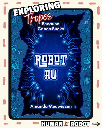 Let's explore the tropes in Robot AU, shall we? Starting with...
❤️ robot x human

READ NOW: https://mybook.to/RobotAU

🤖❤️🤖❤...