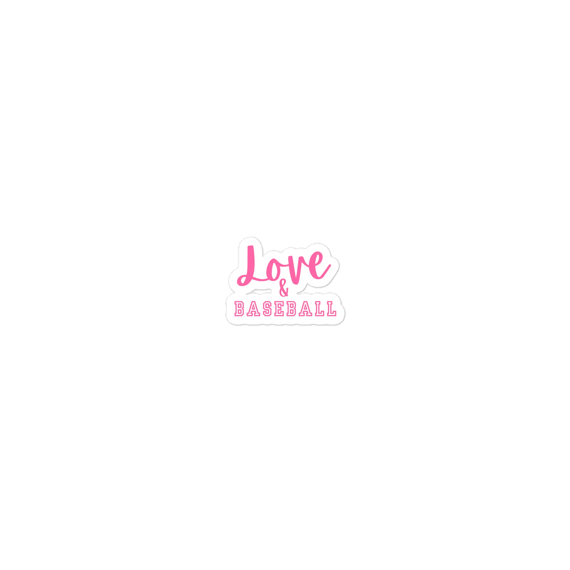 Love & Baseball - Title Sticker product image (1)