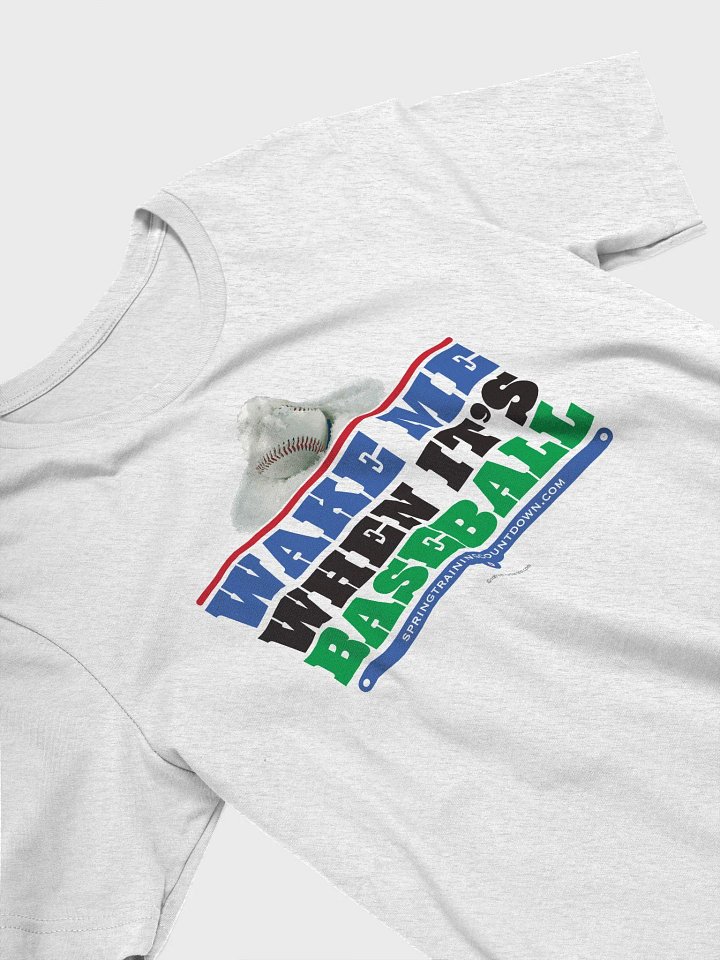 Wake Me When It's Baseball Tee product image (2)