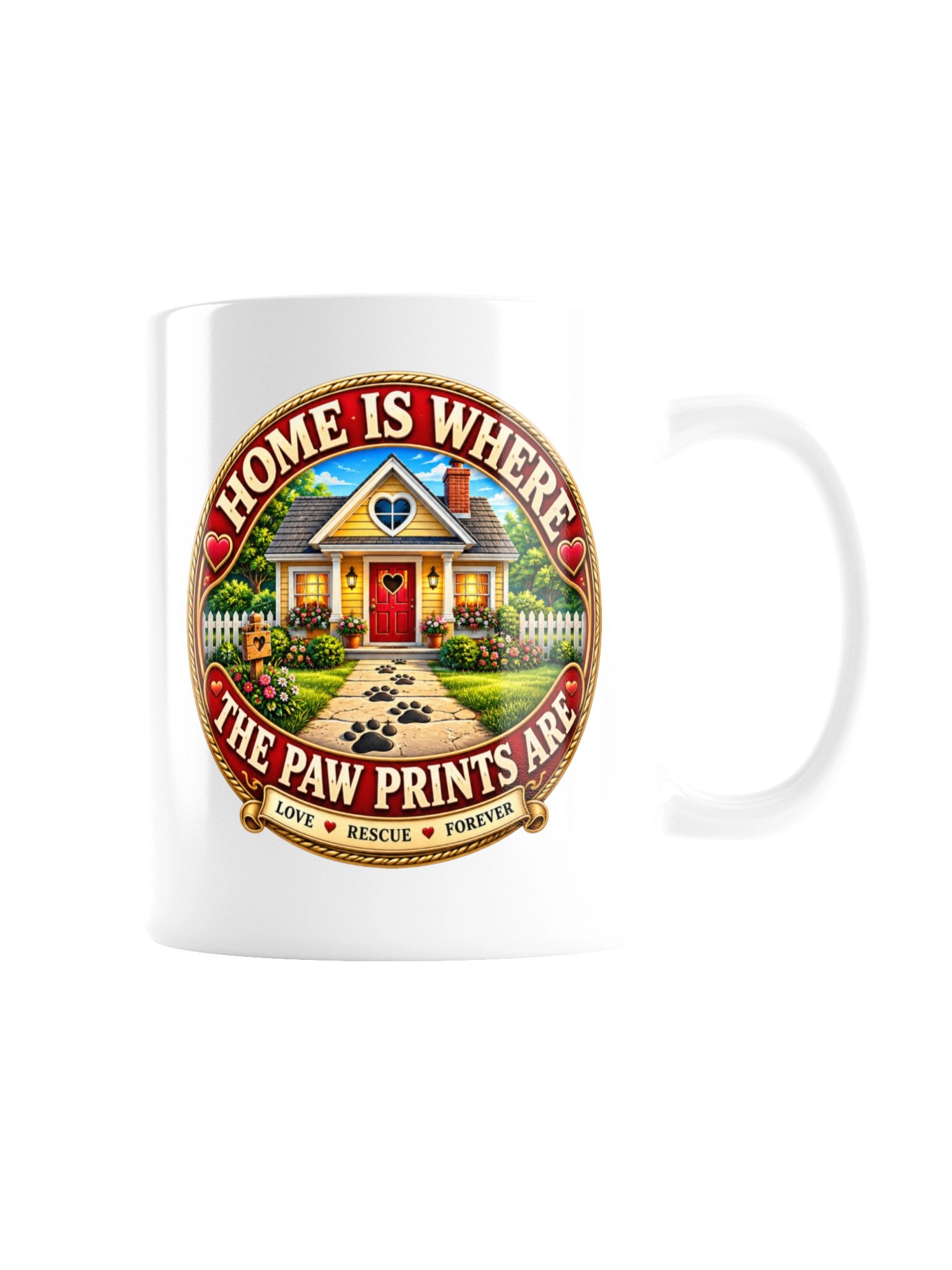 Home Is Where the Paw Prints Are Mug product image (2)