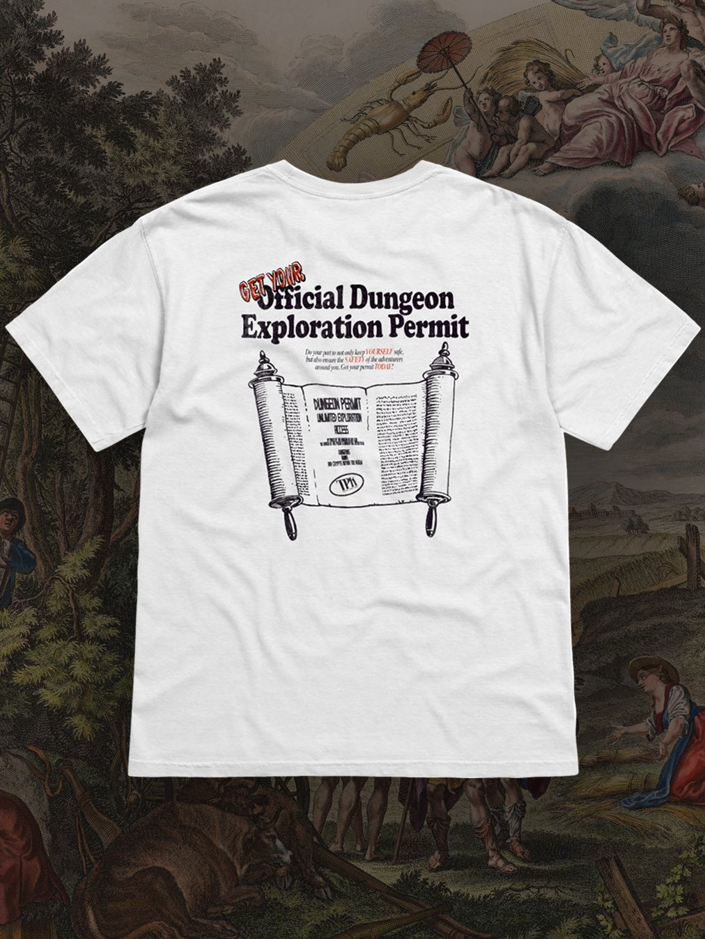 Dungeon Permit (White) product image (1)