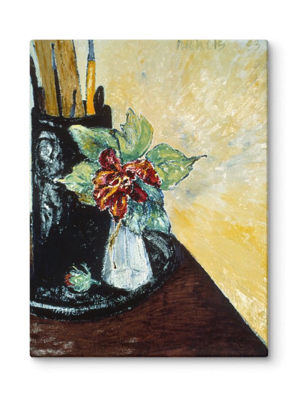 San Diego Still Life with Flowers (1983) on canvas (18" x 24") product image (2)