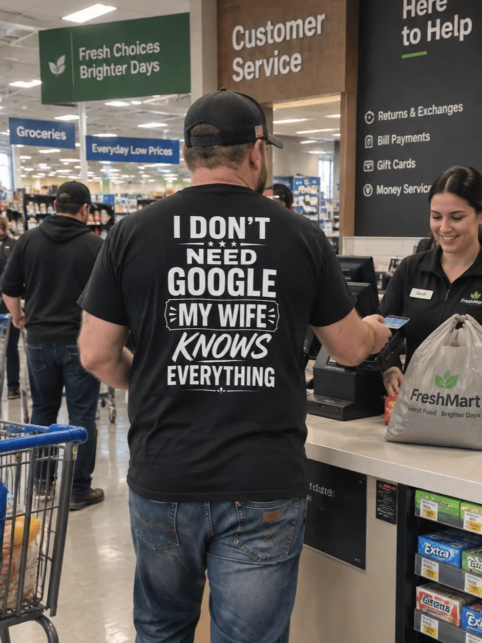 My Wife Knows Everything Funny T-Shirt product image (2)