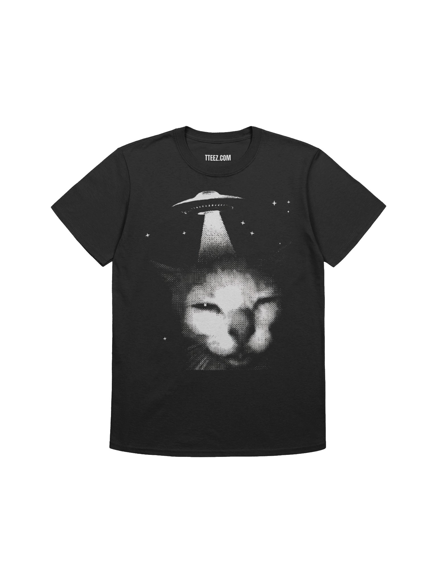 Alien Cat UFO T-Shirt product image (2)