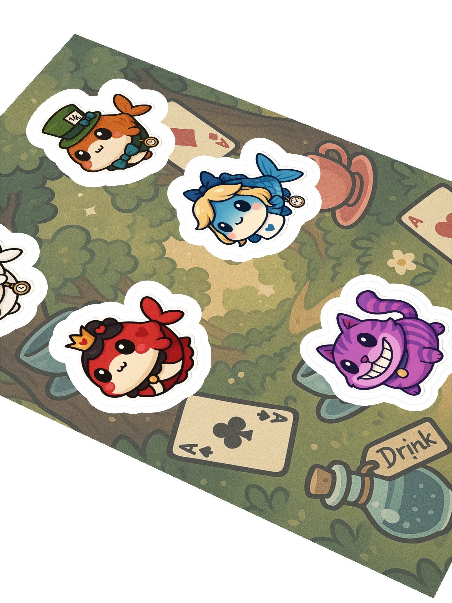 Wonderland sticker sheet product image (2)