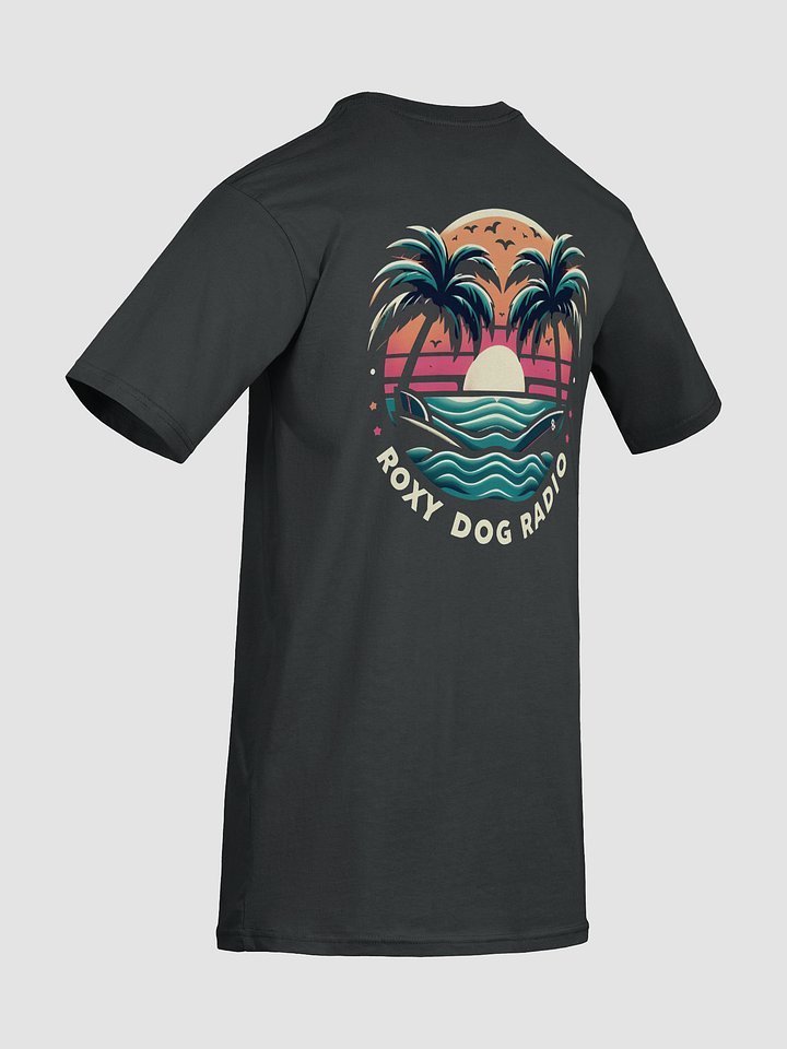 Roxy Dog Radio Sunset Beach Custom T-Shirt product image (2)