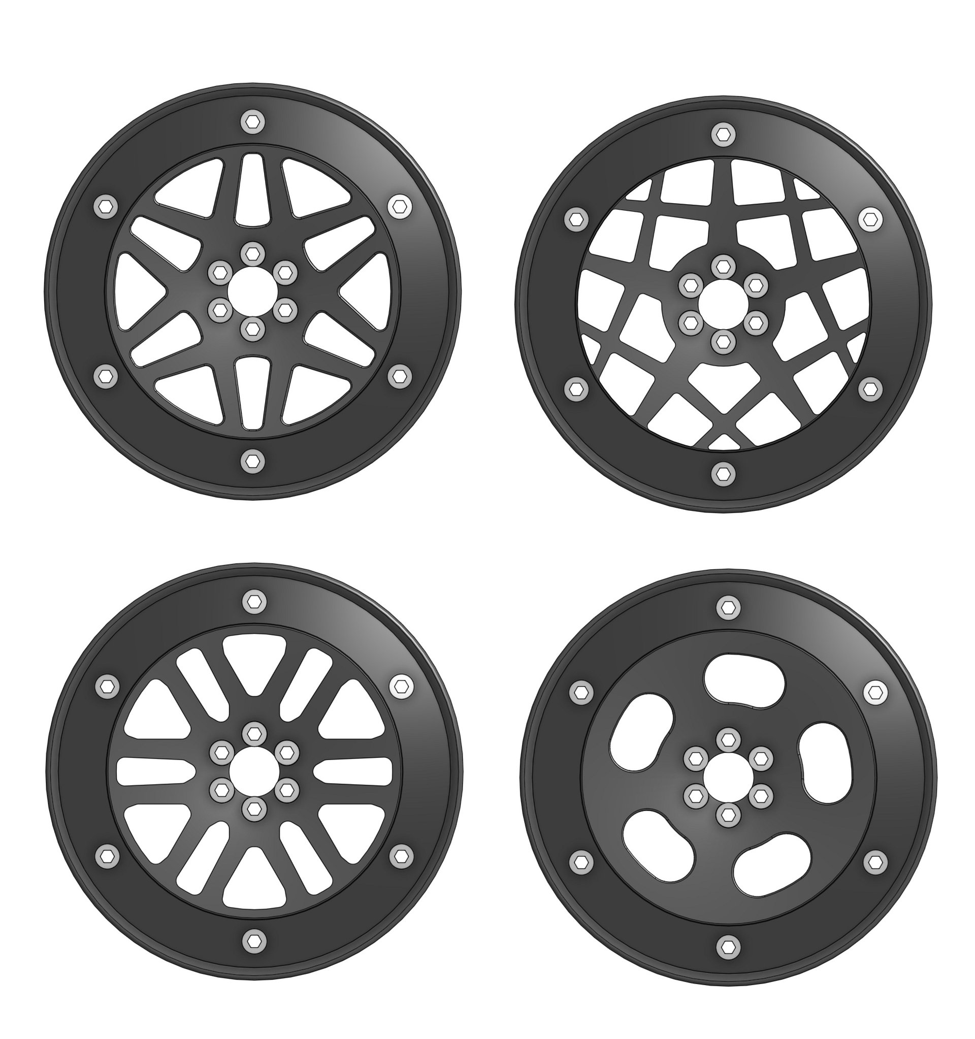 Super Maker 1/24th Wheel Faces - morph this CAD into your own wheel designs! product image (4)