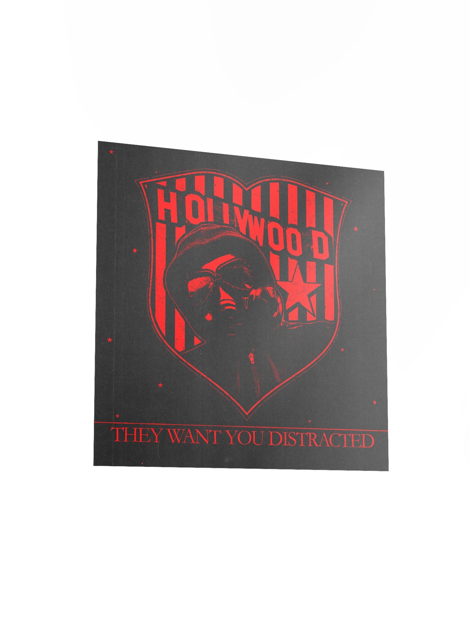 "DISTRACTION" POSTER RED product image (13)