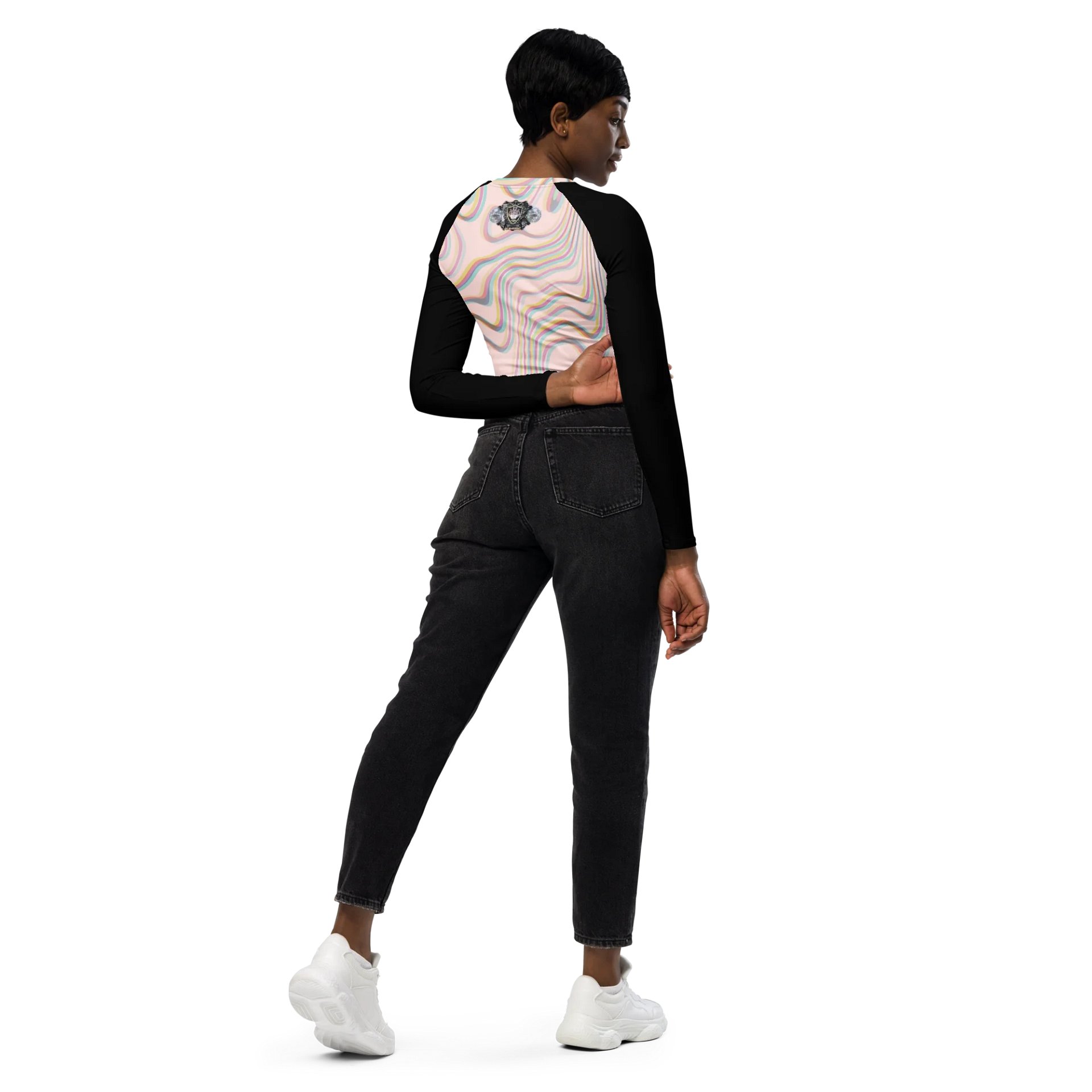 Divine Butterfly All-Over Crop Top product image (6)