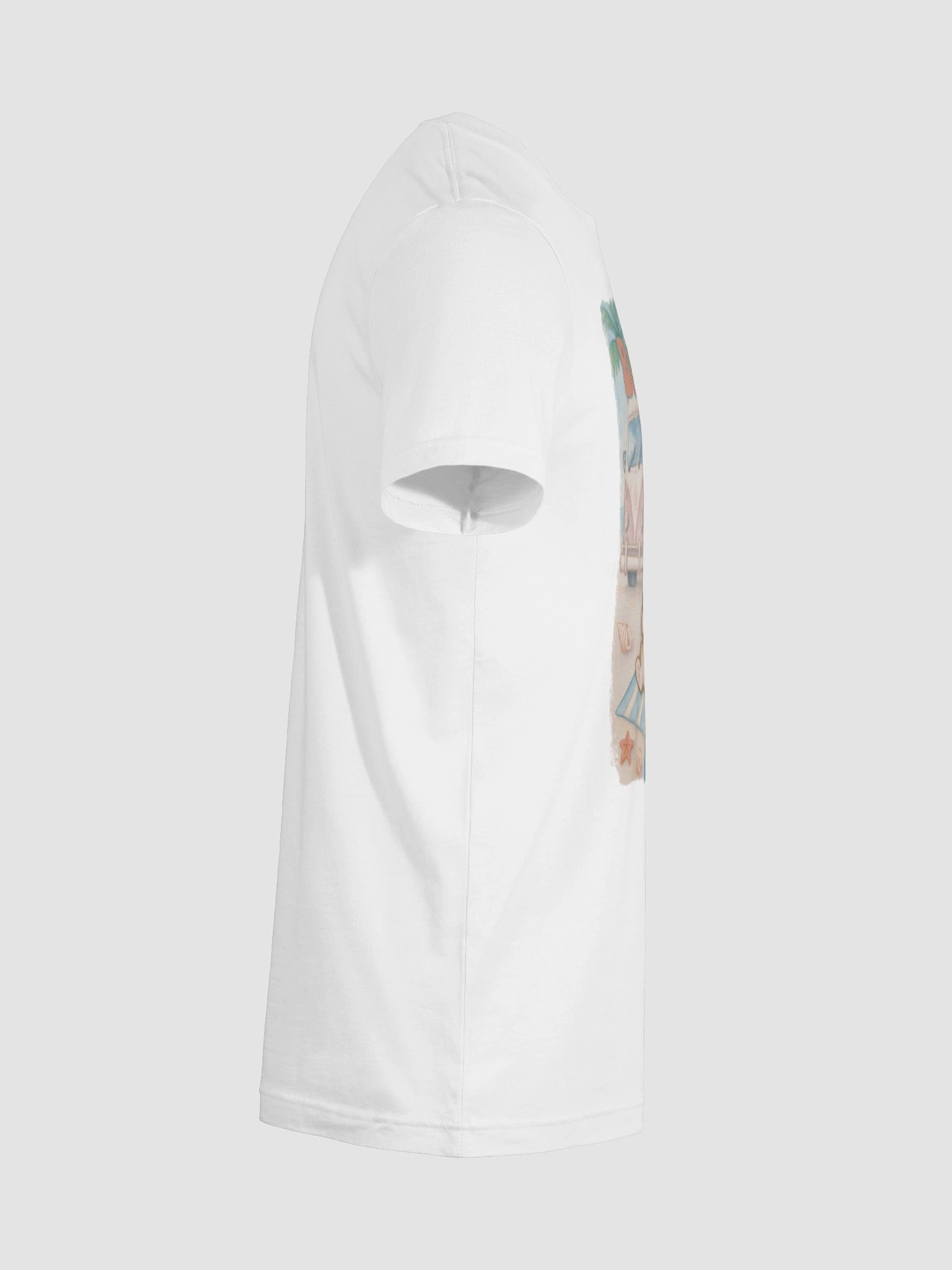 Summer Surf Cat -Unisex Tee Lightweight product image (17)
