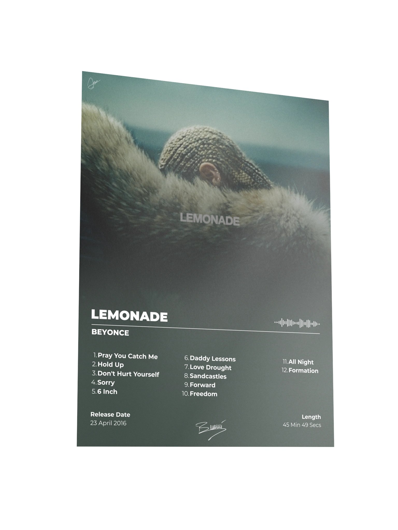 Beyoncé Lemonade Album Poster product image (6)