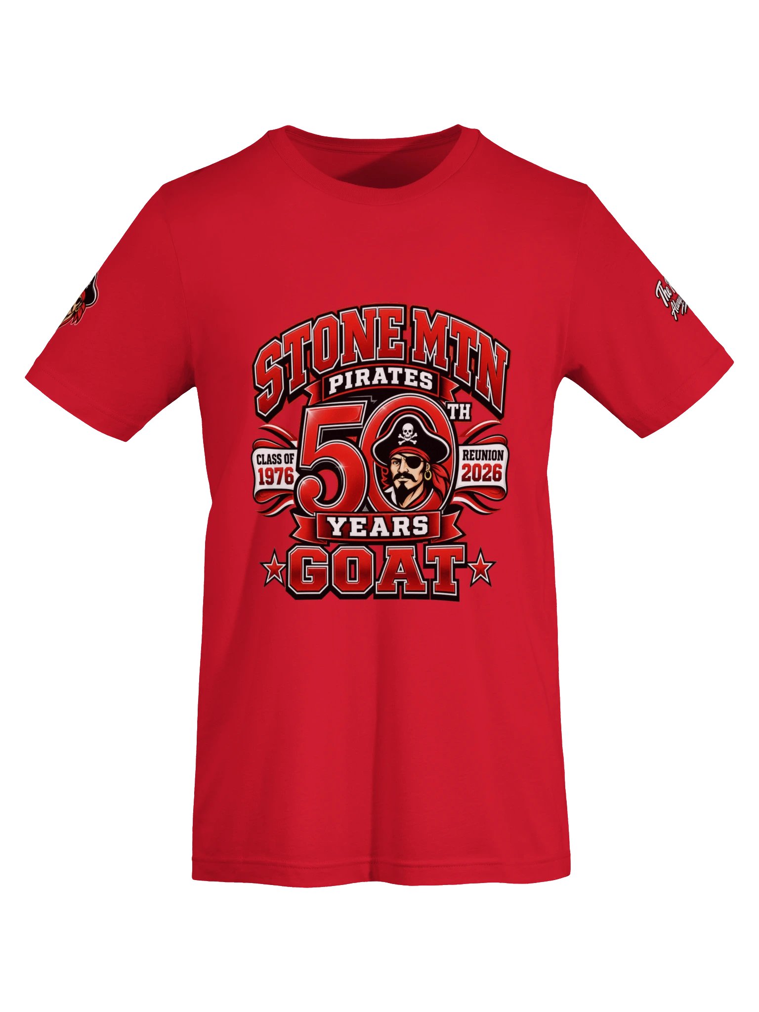 Stone Mtn Pirates 50 Years GOAT Shirt product image (21)