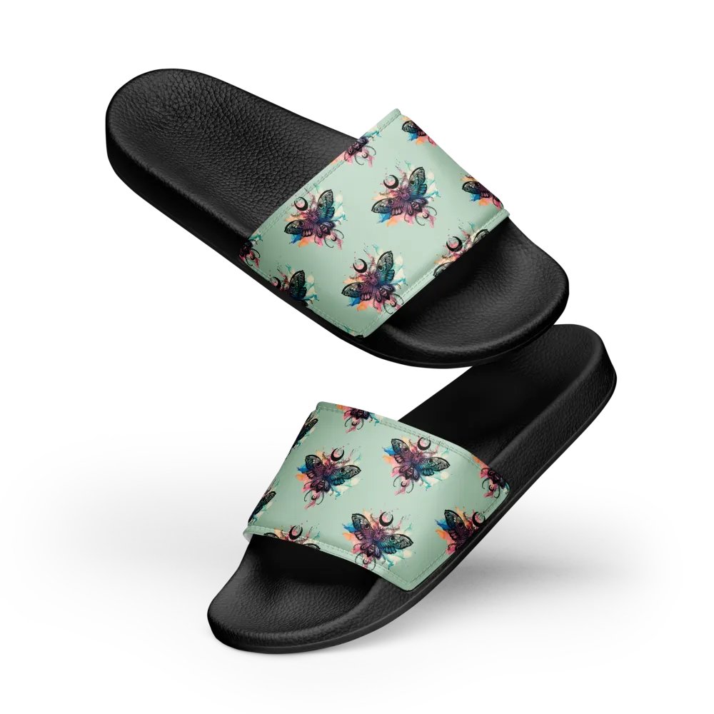 Skull Moth Comfort Women's Slides product image (10)
