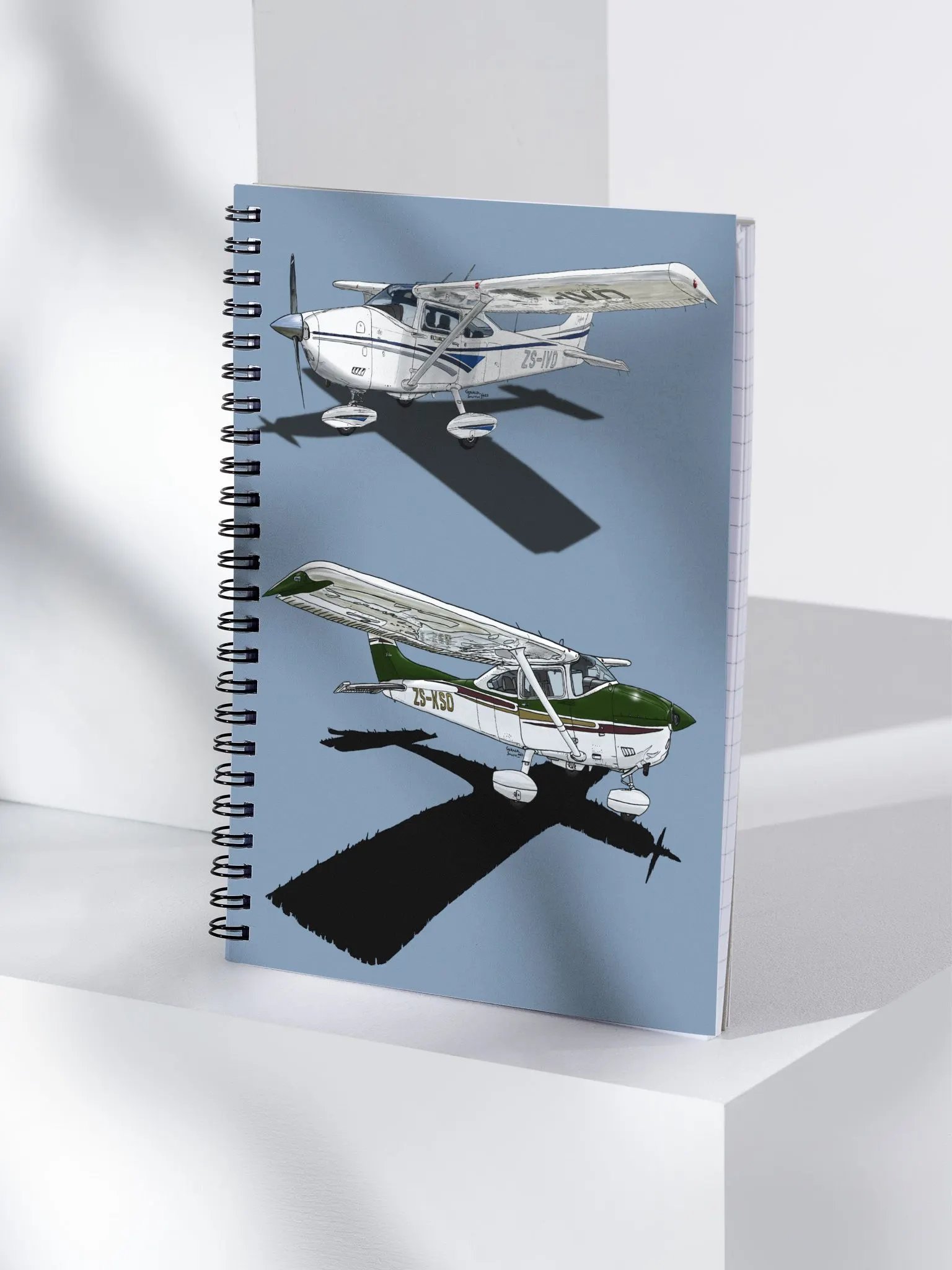 Skyward Spirits Collection Notebook 2 Perfect Gift for Pilots & Enthusiasts Sketching Doodling Journals product image (4)