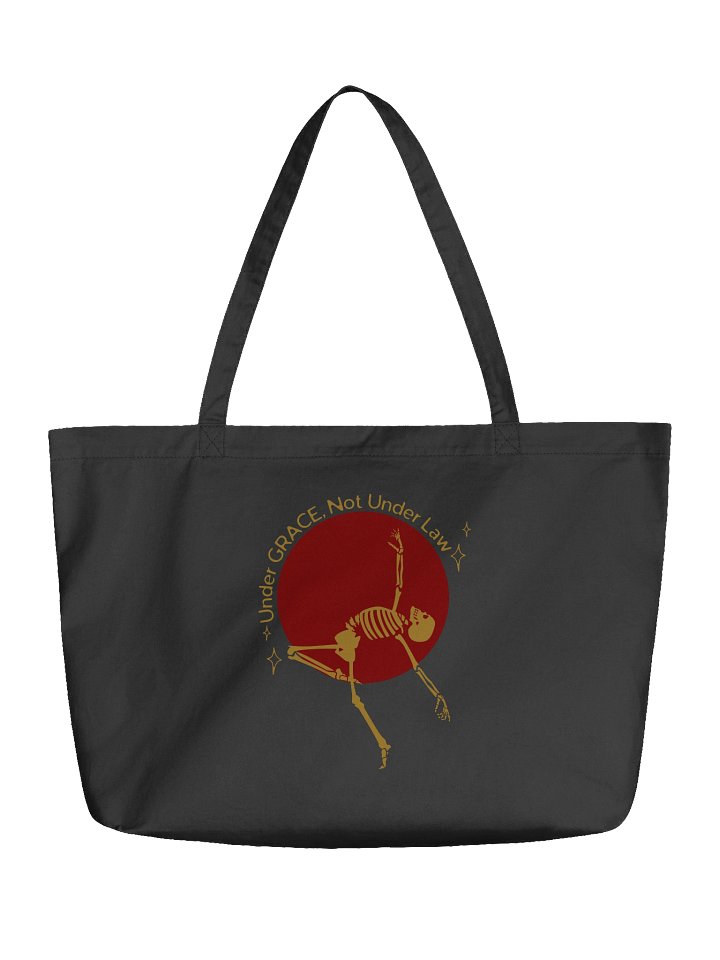 Under Grace, Not Under Law Skeleton Tote | กระเป๋าผ้าลดโลกร้อน product image (1)
