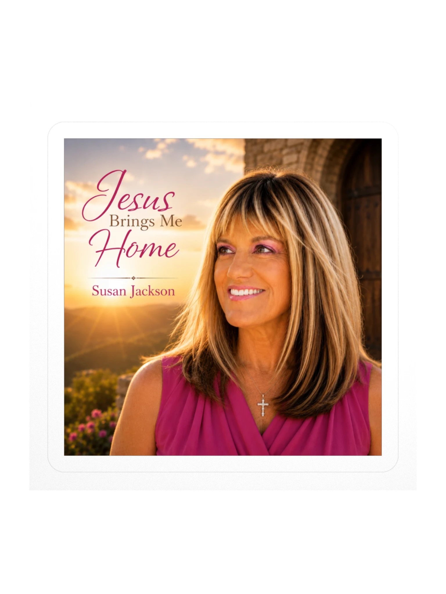 Jesus Brings Me Home Kiss-Cut Sticker product image (1)