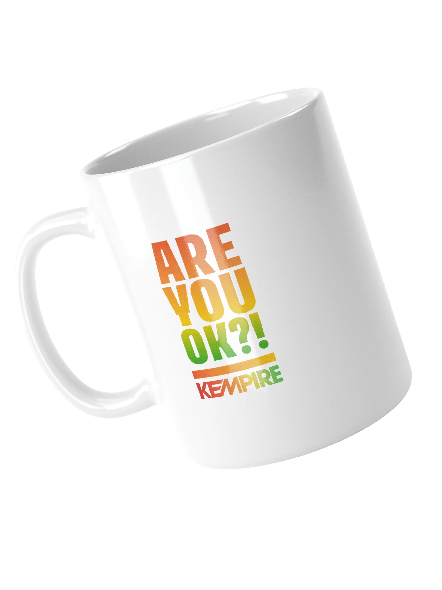 Are You Ok?! Glass Mug product image (4)