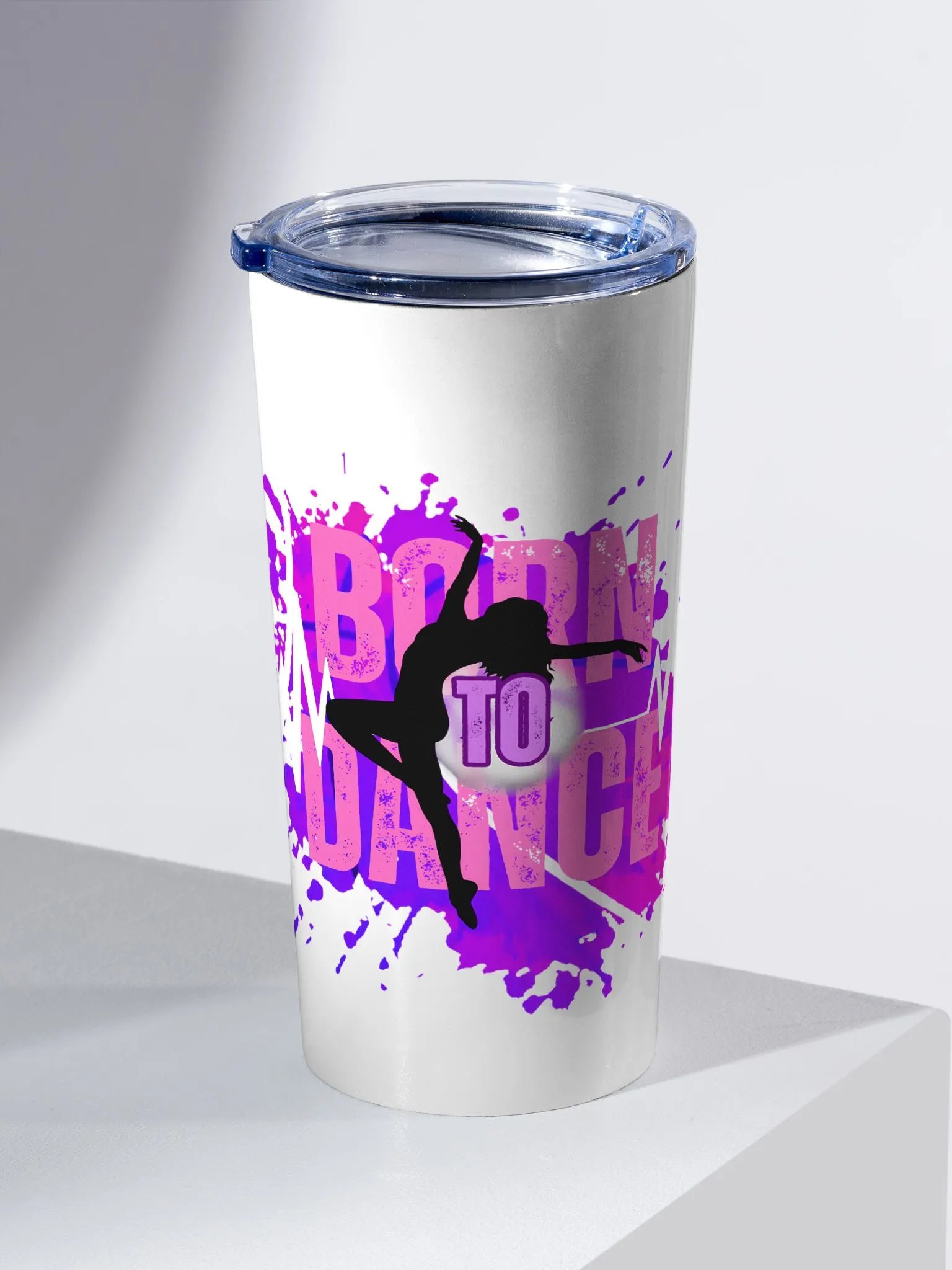 Dynamic Born to Dance Her Silhouette Vibes Tumbler product image (2)