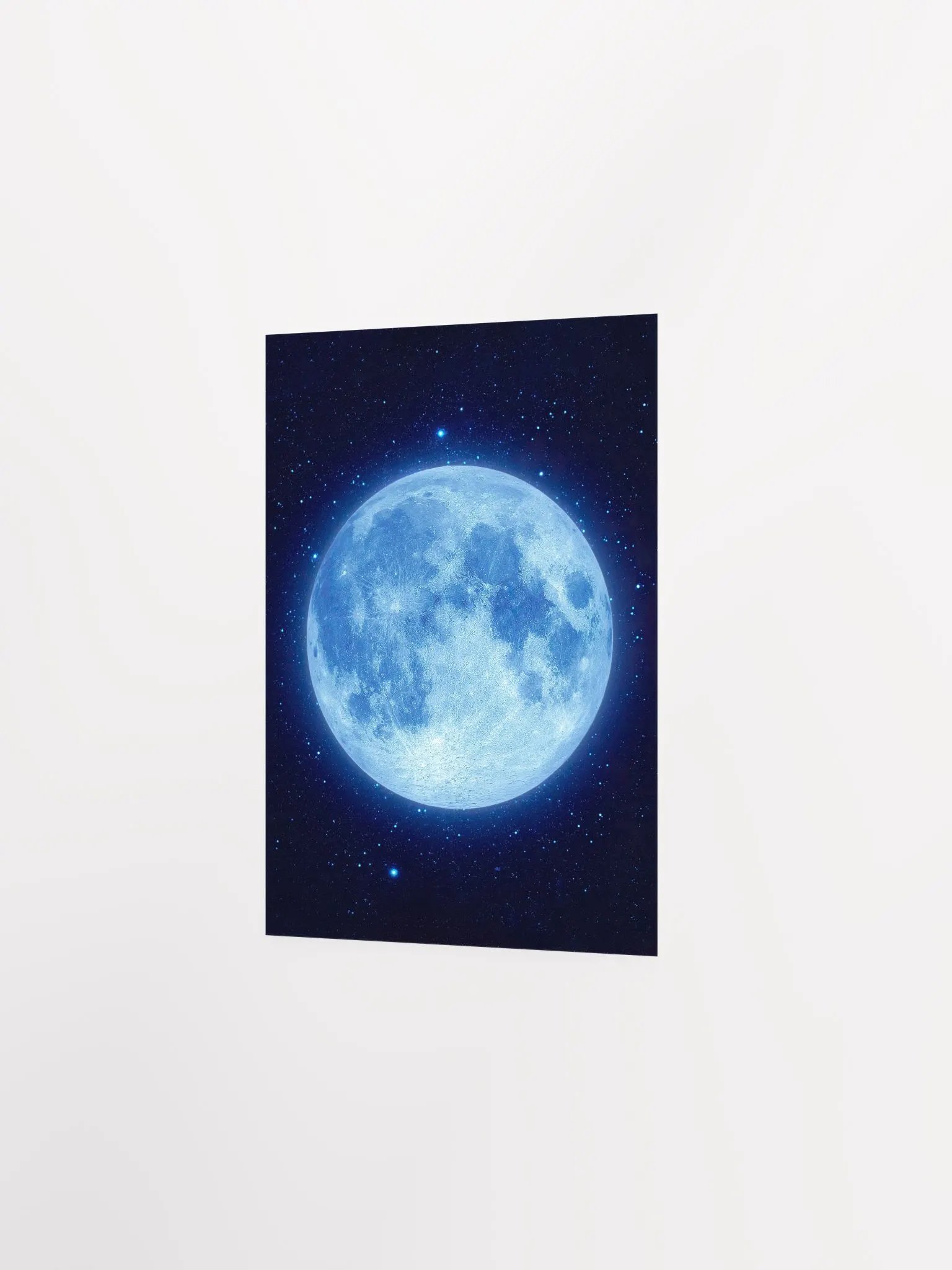 Full Moon, Blue Moon (Hi-Res poster) — space poster, Moon poster, space art, Moon photo product image (8)