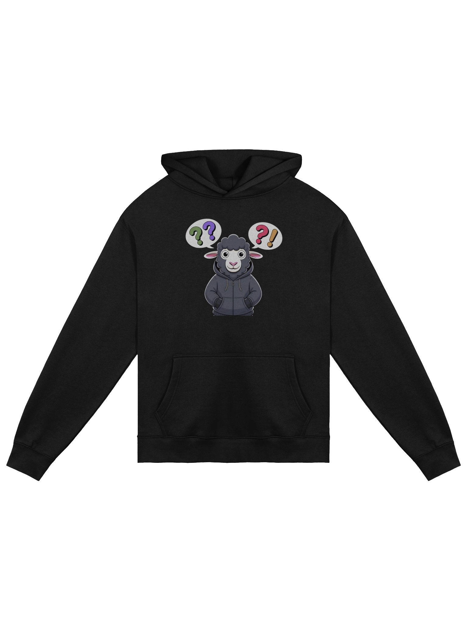 Curious Sheep Unisex Oversized Hoodie product image (1)