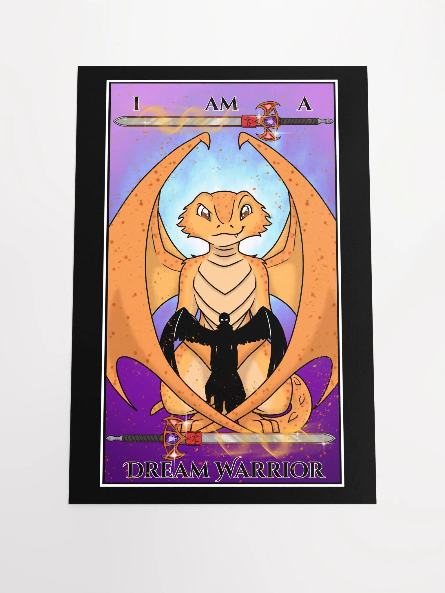 Day of the Dragon "Strength" Tarot Card Poster product image (1)