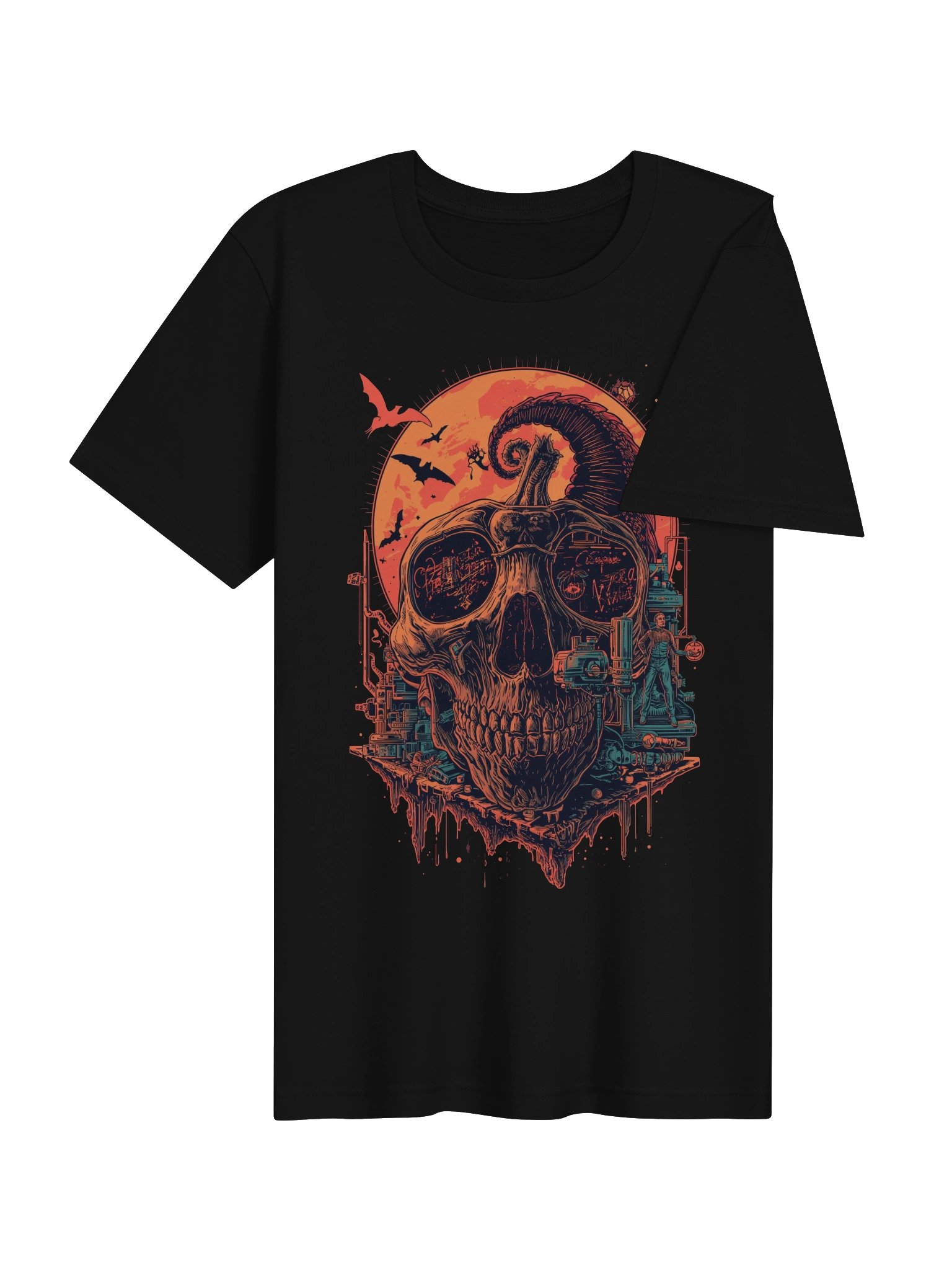 Ram Skull Bats Graphic Lightweight T-shirt product image (7)