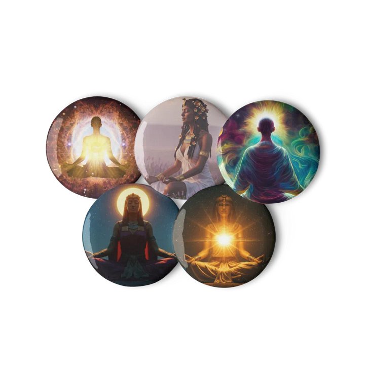 Divine Energy Pin Button Set product image (2)
