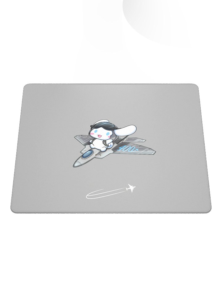 Jet Fighter Cinnamonroll Gaming Mouse Pad product image (1)