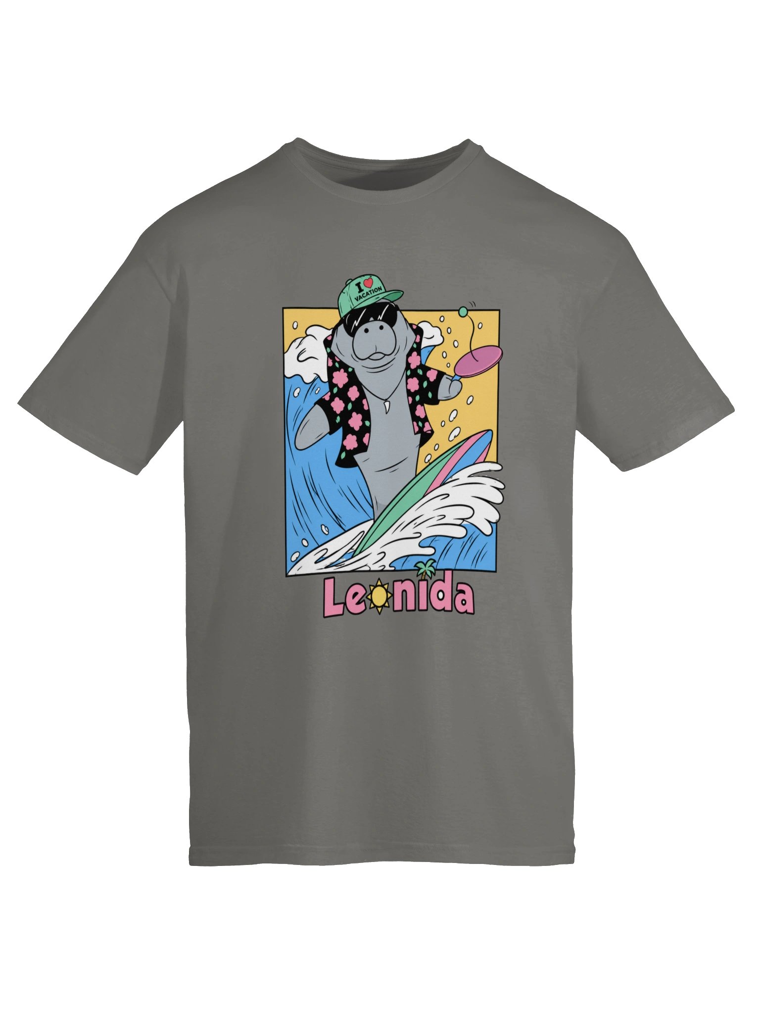 Leonida Surfing Manatee T-Shirt | Inspired by Jason's Look in GTA VI product image (20)