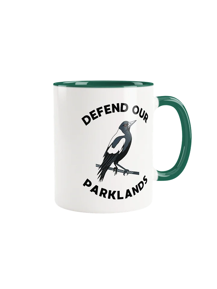 DEFEND OUR PARKLANDS | Magpie | Two-Toned Ceramic Mug product image (1)