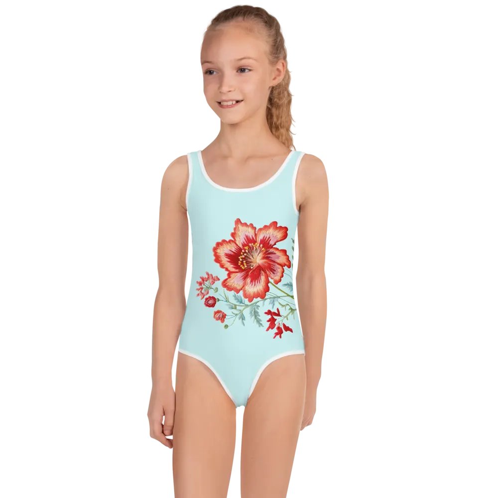 Radiant Blooms Kids Swimsuit product image (7)